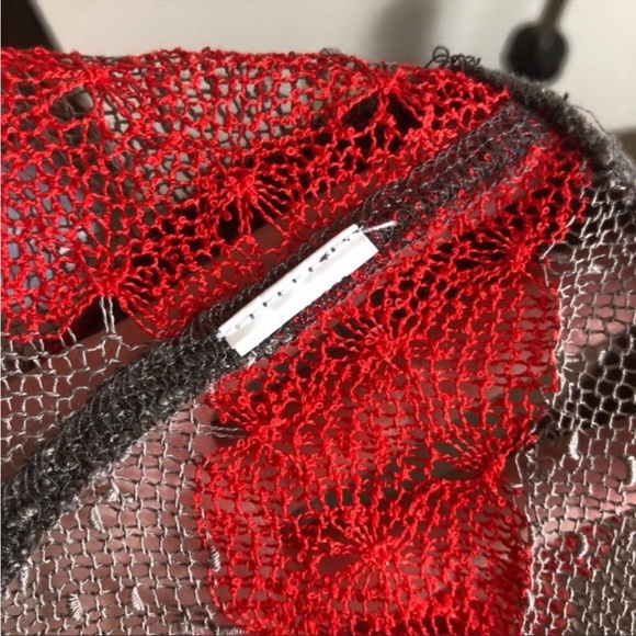 Free People We The Free Sheer Mesh V-Neck Long Sleeve Top - Size XS - Picture 7 of 7